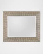 Image 3 of 5: Global Views Delicate Basketweave Wall Mirror