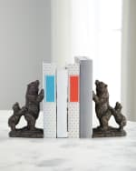 Image 2 of 4: John-Richard Collection Ursine Bookends, Set of 2