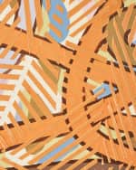 Image 3 of 3: John-Richard Collection  "Meandering Pathways" Original Oil Painting on Canvas by Teng Fei