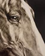 Image 3 of 3: John-Richard Collection "Noble Equine" Original Oil Painting on Canvas by LM Zhou