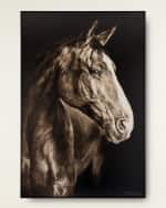 Image 1 of 3: John-Richard Collection "Noble Equine" Original Oil Painting on Canvas by LM Zhou