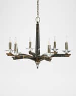 Image 2 of 2: John-Richard Collection Inverness 6-Light Marble Chandelier, 41" Round