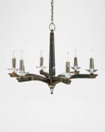 Image 1 of 2: John-Richard Collection Inverness 6-Light Marble Chandelier, 41" Round