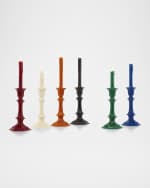 Image 2 of 4: Baccarat Harcourt Candlestick Candle, Ivory