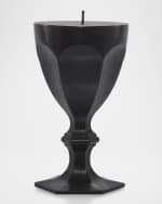 Image 1 of 4: Baccarat Harcourt Goblet Candle, Black