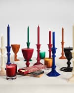 Image 4 of 4: Baccarat Harcourt Goblet Candle, Orange