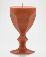 Image 1 of 4: Baccarat Harcourt Goblet Candle, Orange