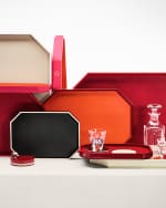 Image 3 of 3: Baccarat Octagon Large Lacquered Tray, 24"