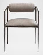 Image 2 of 5: Arteriors Barbana Dining Arm Chair