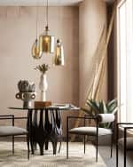 Image 3 of 5: Arteriors Barbana Dining Arm Chair