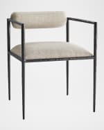 Image 1 of 5: Arteriors Barbana Dining Arm Chair