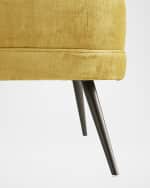 Image 4 of 6: Arteriors Kitts Velvet Accent Chair