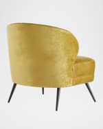Image 5 of 6: Arteriors Kitts Velvet Accent Chair