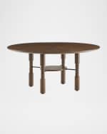 Image 1 of 6: Arteriors Heger Dining Table, 65" Round
