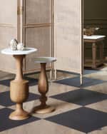 Image 4 of 5: Global Views Vessel 29" Side Table, Natural
