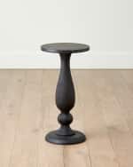 Image 2 of 5: Global Views Vessel 23.5" Side Table, Black