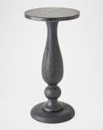 Image 1 of 5: Global Views Vessel 23.5" Side Table, Black