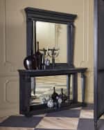 Image 3 of 3: Global Views Josephine Console Table, Black
