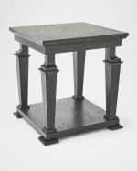 Image 1 of 3: Global Views Josephine Side Table, Black