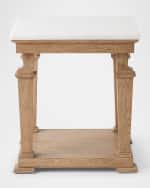 Image 2 of 5: Global Views Josephine Side Table, Natural