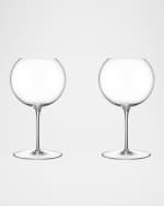 Image 3 of 3: Orrefors Geometry 24.5 oz. Red Wine Glasses, Set of 2