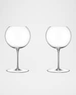 Image 1 of 3: Orrefors Geometry 24.5 oz. Red Wine Glasses, Set of 2