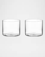 Image 1 of 3: Orrefors Geometry 10 oz. Tumblers, Set of 2
