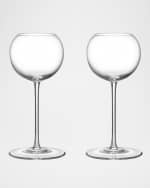 Image 3 of 3: Orrefors Geometry 5.5 oz. Liqueur Glasses, Set of 2