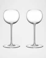 Image 1 of 3: Orrefors Geometry 5.5 oz. Liqueur Glasses, Set of 2