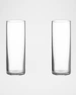 Image 1 of 3: Orrefors Geometry 2.5 oz. Shot Glasses, Set of 2