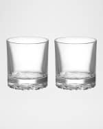 Image 1 of 3: Orrefors Carat 12 oz. Double Old-Fashioned Glasses, Set of 2