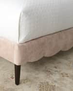 Image 4 of 8: Haute House Annabelle California King Wingback Bed