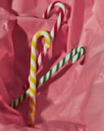 Image 2 of 4: Kosta Boda Polka Candy Cane Christmas Decoration