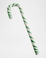 Image 4 of 4: Kosta Boda Polka Candy Cane Christmas Decoration