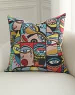 Image 1 of 2: D.V. KAP Home Pablo Decorative Pillow, 24" Square