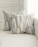 Image 2 of 3: D.V. KAP Home Ridgepoint Decorative Pillow, 24" Square