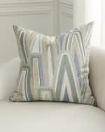 Image 1 of 3: D.V. KAP Home Ridgepoint Decorative Pillow, 24" Square