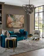 Image 2 of 3: D.V. KAP Home Success Velvet Decorative Pillow, 24" Square