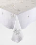 Image 1 of 2: Kim Seybert Monarch Garden Tablecloth, 66" x 126"