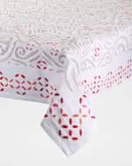 Image 1 of 2: Kim Seybert Malta Tablecloth, 58" x 126"