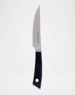 Image 2 of 3: Vietri Coltelli Black Steak Knives, Set of 4