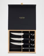 Image 3 of 3: Vietri Coltelli Black Steak Knives, Set of 4