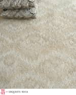 Image 3 of 8: Exquisite Rugs x THE MET Bargello Hand-Tufted Beige Rug, 9' x 12'