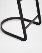 Image 5 of 6: Interlude Home Baldwin Vegan Leather 26" Counter Stool
