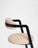 Image 5 of 5: Interlude Home Baldwin Vegan Leather 30" Bar Stool