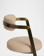 Image 5 of 5: Interlude Home Baldwin Vegan Leather 30" Bar Stool