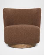 Image 2 of 4: Interlude Home Dorian Swivel Lounge Chair