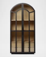 Image 2 of 4: Interlude Home Claudine Glass Door Cabinet