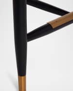 Image 5 of 8: Interlude Home Cidra Vegan Leather 26" Counter Stool