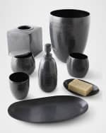 Image 3 of 3: Kassatex Nile Black Tissue Holder